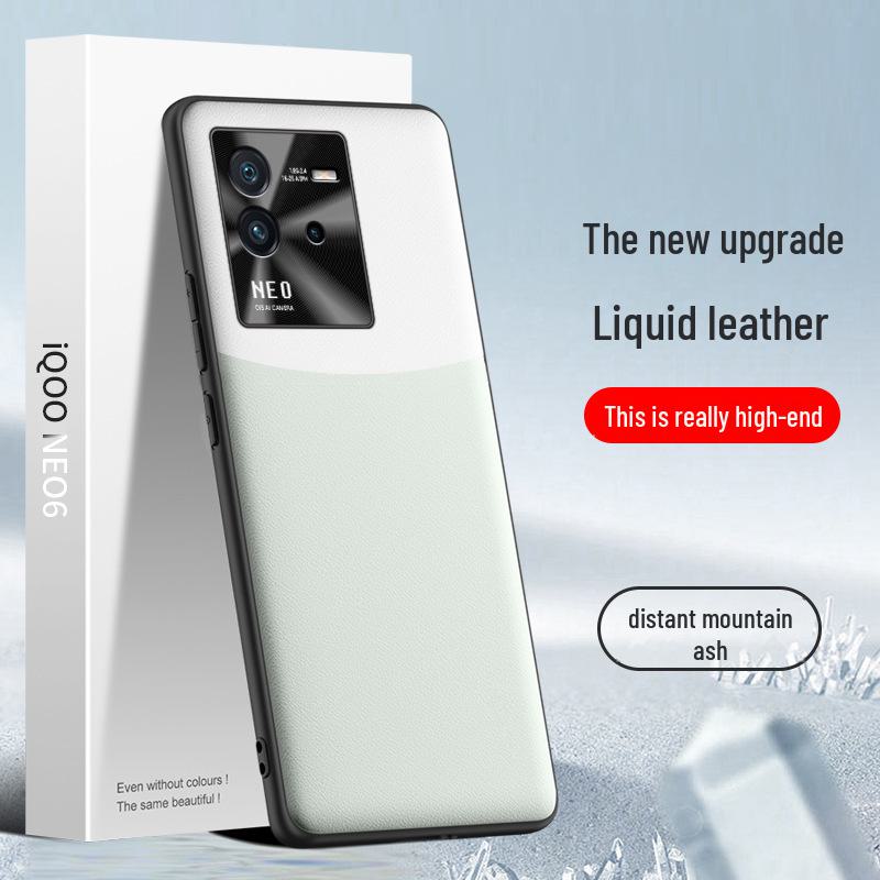 Защитный чехол iQOO Neo6 Liquid Leather — защита от падений и обрастания iQOO Neo6