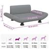 VidaXL Dog Bed Light Grey 70x45x28 Cm Fabric 171996
