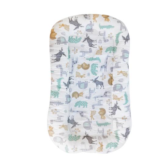 Baby Lounger Newborn Infant Lounger with Detachable Washable Cover Breathable Baby Lounging Cushion for Babies Tummy Time Bed Couch Use