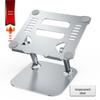 Aluminum Laptop Riser with Dual Fan Cooling