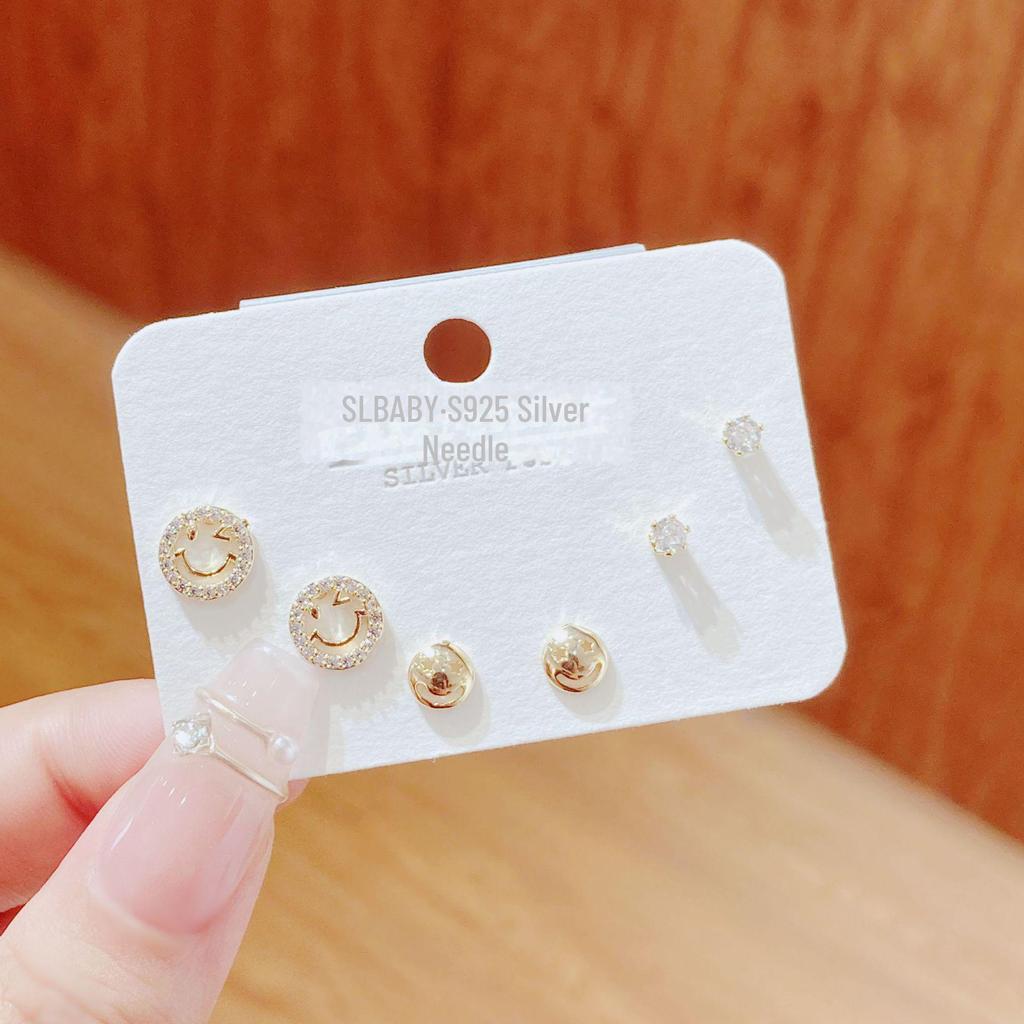2025 Women's Light Luxury Earrings Set: High-End 925 Silver, Niche Design for Daily Matching