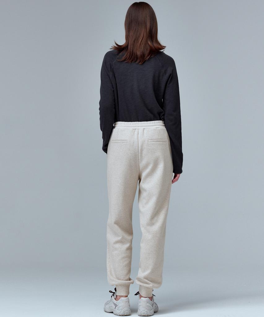 MALOUPE 2304 Knit Jogger Pants (Beige)