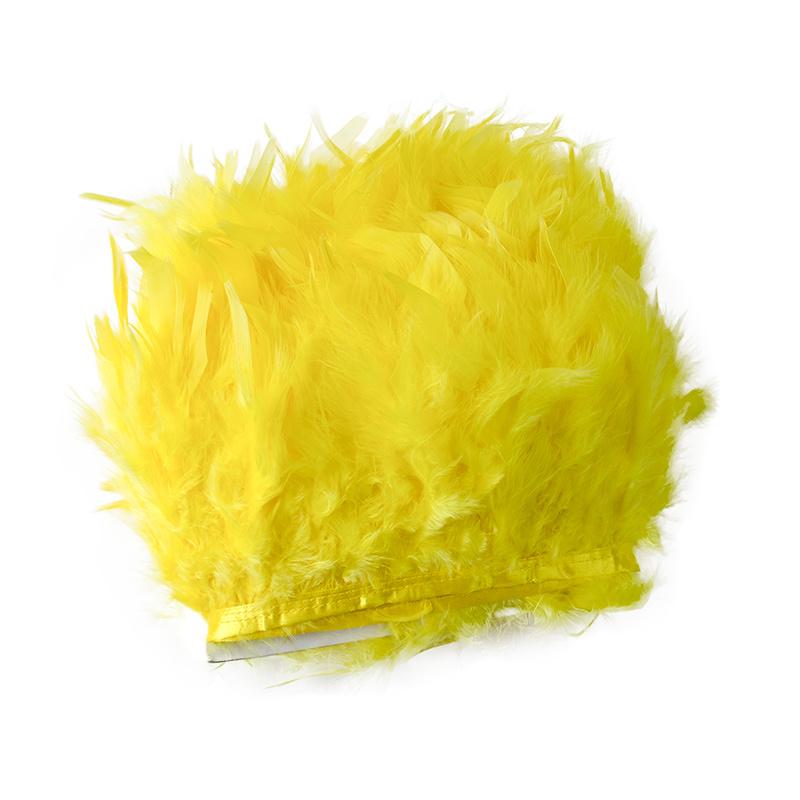 1Yards Dyed Turkey Feathers Trim Crafts Ribbon 10-15Cm White Feather Fringe For Wedding Dress Decor Sewing Accessories Plumas