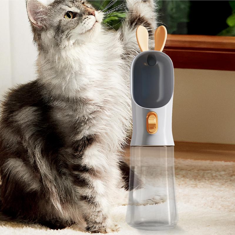 Dog Travel Water Bottle Leak Proof Puppy Drinking Feeder Portable Water Dispenser Food Container Supplies For Hiking Pets