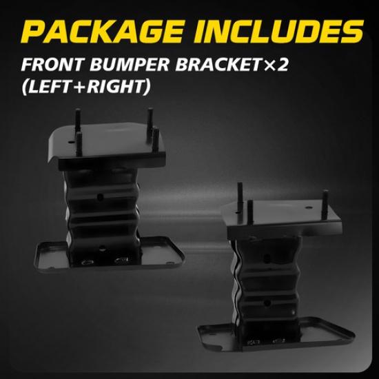 2pcs Fit Nissan Rogue Sport 2017- Left & Right Bumper Bracket Set (Front) I