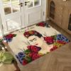 Tappetino F-Fridas Art K-Kahlo Morbido Ispessito Assorbente Antiscivolo Tappetino per Porta Camera da Letto Soggiorno Decorazione per la Casa Tappeti in Flanella