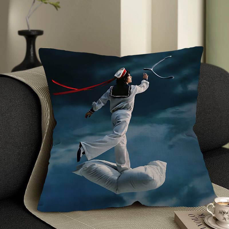 Kid KKrow Conan Gray Pillow Cover Design Cushion Cover Decor Holiday Decorati