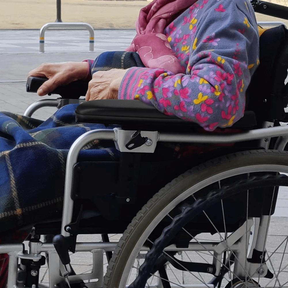 2PCS Comfortable Wheelchair Armrest Pad Sponge Wheelchair Accessories  Arm Rest Support