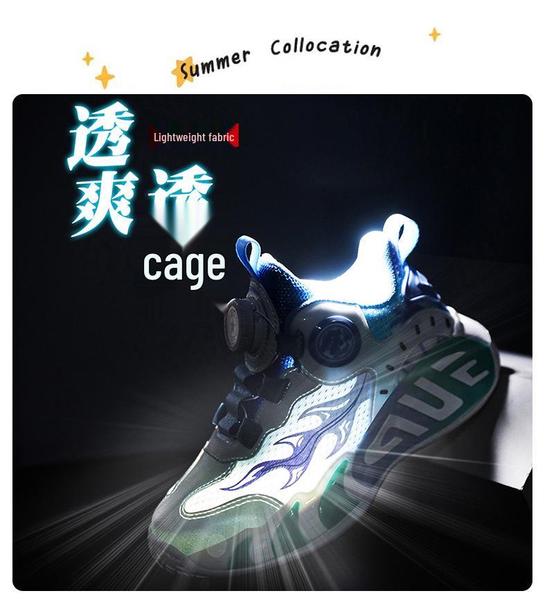 Neue atmungsaktive Netz-Sneaker für Mädchen – Perfekt zum Laufen, für Sport und rutschfeste, verschleißfeste Basketballschuhe.