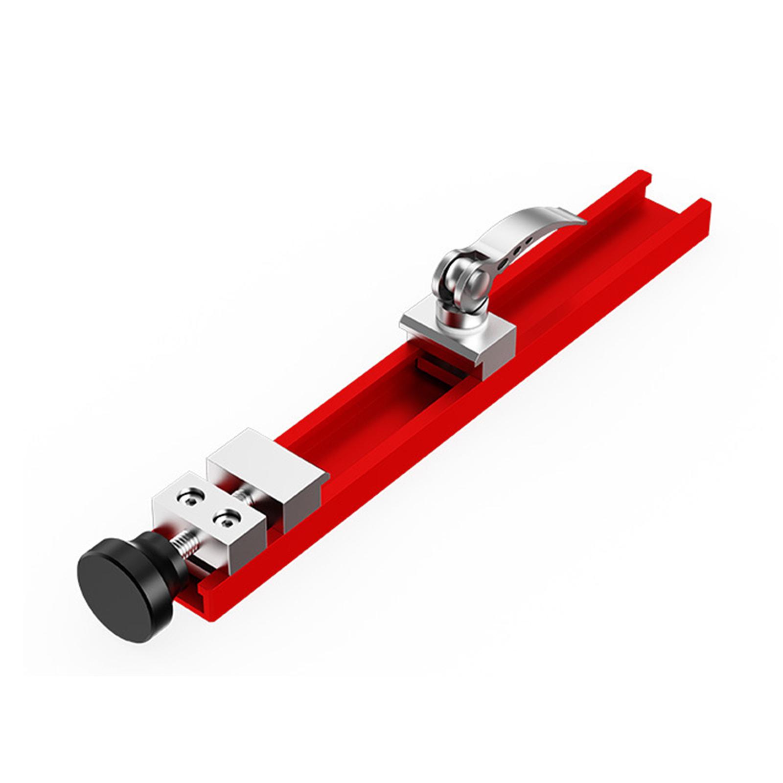 

Cutting Machine Ruler Adjustable Width Two-Way Buckle Locking Clamp One-Button Positioning for Woodworking Engraving Framing