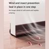 PVC Door Sweeps Seal Door Gaps Seal Door Soundproofing Strips 1 Roll for Enhances Acoustic Insulation In Homes & Offices