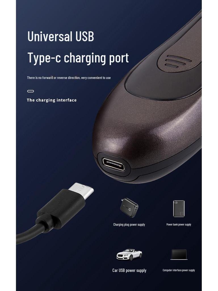 Cross-Border LZ-688 3-in-1 Electric Shaver: Razor, Nose Hair Remover & Hair Clipper