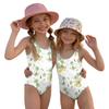 Costume Intero da Bambina Estate Stampa Hawaiana Costumi da Bagno Leggeri Comodi per Bambini Festa in Piscina Attività Acquatiche