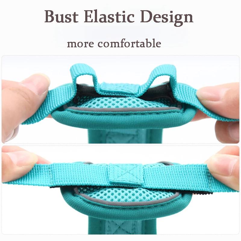 New Medium Dogs Adjustable Dog Harness Reflective Leash Set for Puppy Chest Strap Soft Breathable Pet Harness Accessories