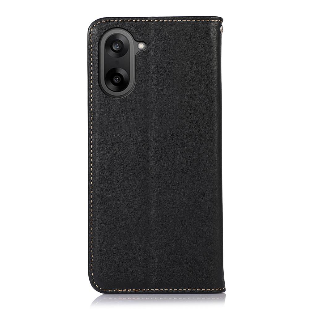 For OnePlus Ace 5 Racing 5G/Nord CE 5G Case Wallet Genuine Cow Leather Phone Cover Nappa Texture