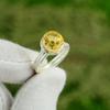 Sisters Day Sale Sterling Silver Natural Citrine Multi Stone Ring Jewelry US 6