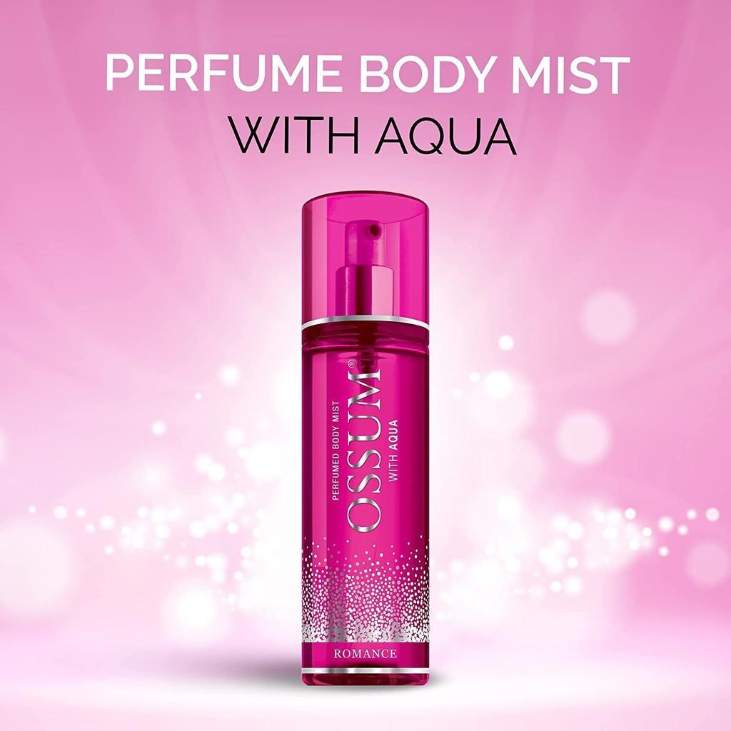 Spray-perfume for the Body Ossum Female Romance (190 Ml), Women Ossum Romance Perfumed Body Mist Fogg