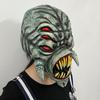 Halloween Demon Monster Mask 3 Eyes Fangs Full Head Cosplay Party Prop Film Makeup