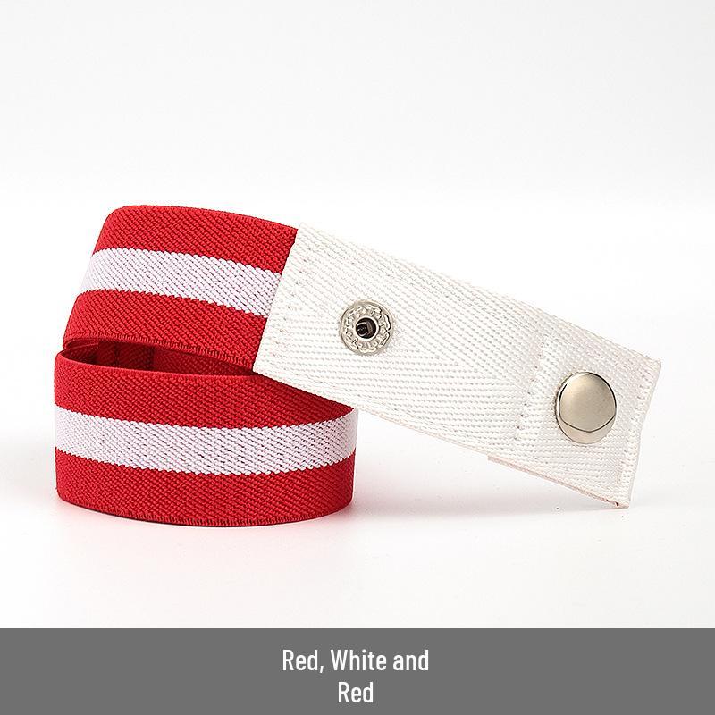Lazy Unisex Elastic Belt: No-Tie, Seamless, Invisible Canvas Belt for Jeans
