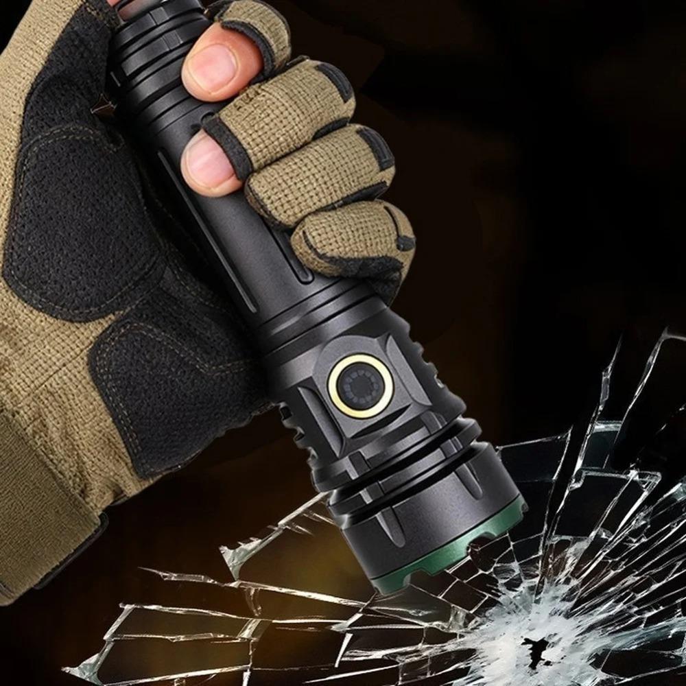 2000LM Super Bright Led Flashlight Rechargeable Torch Long Range Tactical Handlamp for Outdoor Camping Lantern