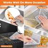 30pcs Metal Steel Wire Rags Cloth Home Kitchen Pot Pan Dishwashing Double-sided Dishcloth Cleaning Cloths Towel Scrubber Rag