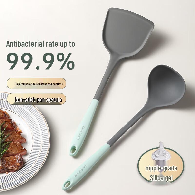 Silicone Kitchen Utensil Set for Non-stick Cookware