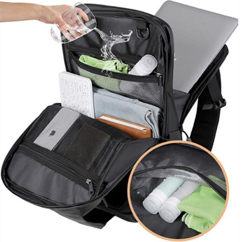 Li Shen Men's Multi-functional Business Travel Backpack