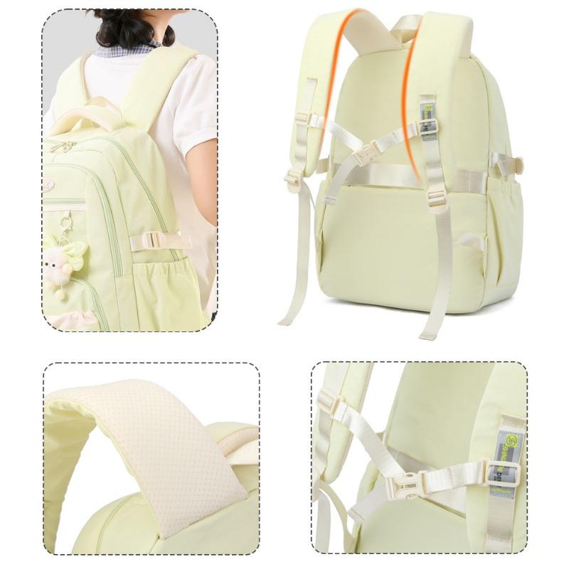 Korean Casual Women Backpack Young Girls Sweet Cute Backpack Teen Students School Bags Large Light Waterproof Travel Rucksack