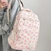 Casual Three-piece School Bag Set Large Capacity Students School Bag Nylon Bow Backpack  Outdoor