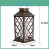 Vintage Outdoor Solar Lanterns With Led Light For Garden Lawn Decor