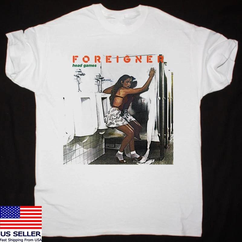 FOREIGNER Band Head Games ALbum White T Shirt S-5XL TA872 Unisex T-Shirt XXL