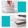 Simple Transparent Flap Drainage Box Bathroom Toilet Waterproof Soap Storage Box Dormitory Home Travel Large Soap Dish