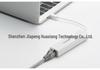 4-in-1 USB-C Hub with RJ45 100Mbps Network Converter for Laptops and Desktops