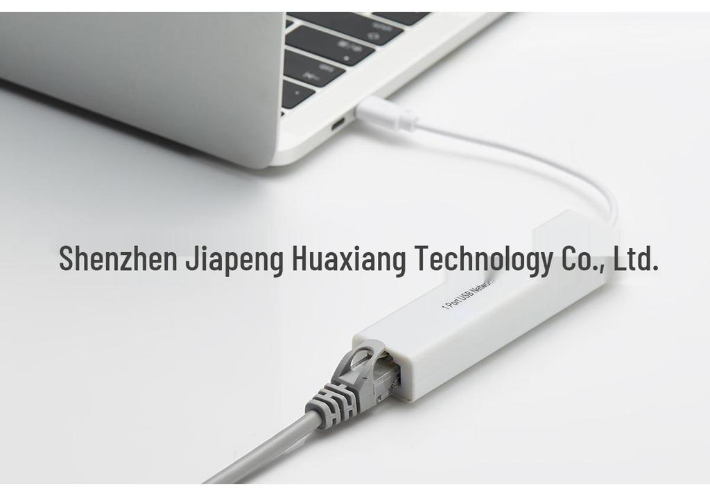 4-in-1 USB-C Hub with RJ45 100Mbps Network Converter for Laptops and Desktops