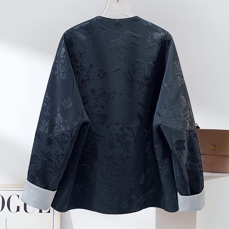 Sibaishe Women's New Chinese Style Disc Button Jacket