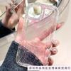 Shell hippocampus flower is suitable for Apple 16promax mobile phone case 15plus transparent 14 premium 13 airbag 12 Europe and America