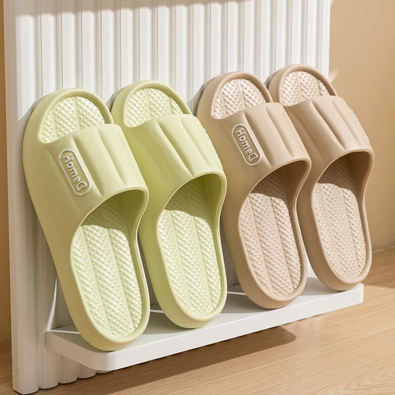 

Non-smelly foot slippers women s summer home indoor non-slip bathroom bath couple household flip flops men s summer 36-37 [Suitable for usual wear 35-36]