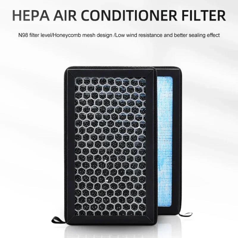 For Tesla Model 3 Model Y Juniper HEPA N95 Carbon Activated PM2.5 Cleaner Air Filter Conditioner Replacement Kit Car Accessories