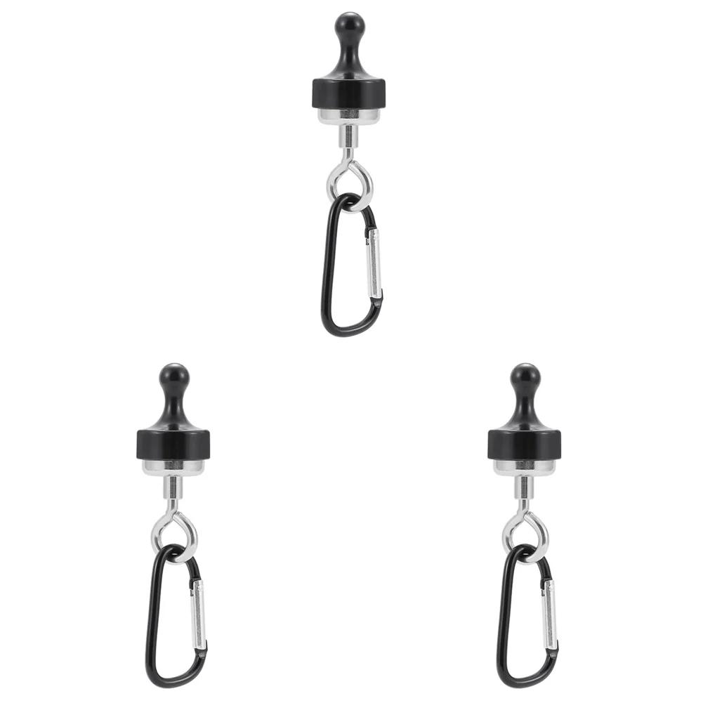 1-4PCS Camping Magnetic Hook Strong Suction Separable Outdoor Tent Canopy Carabiner Magnet Hanger Hiking Camping Accessories