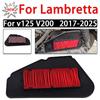 Motorcycle Accessories Air Filter For Lambretta v125 V200 2017 - 2024 2025 Intake Cleaner Air Element Cleaner Engine Protector