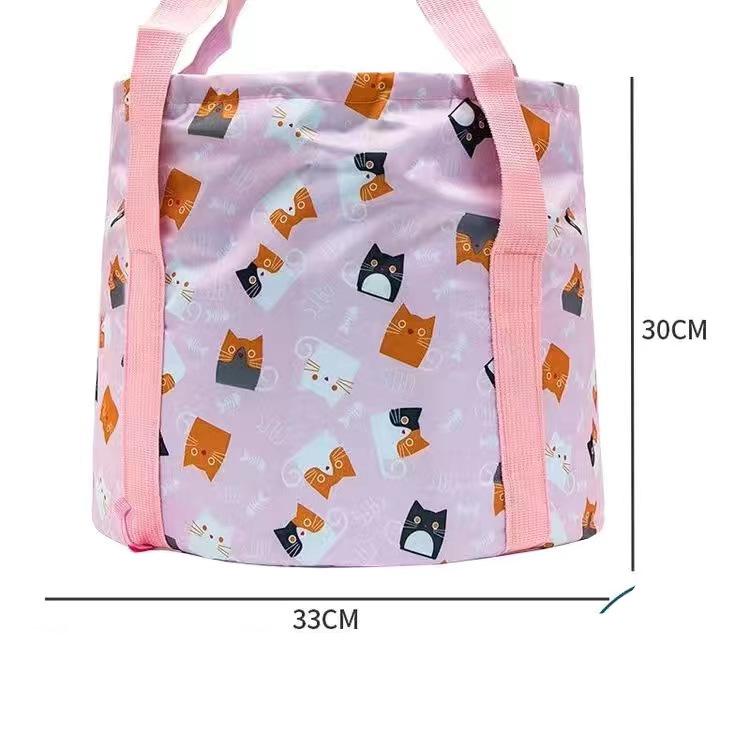 Faltbares Reisefußbad: Tragbares Becken zum Fußbad, Gesichtwaschen und für die Wäsche. Perfekt für Zuhause und den Außenbereich.