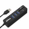 3 Ports USB Card Reader Hub 2 SD/TF Adapter Splitter Combo for Computer
