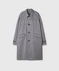 Divein Washed Cotton Mac Coat (Gray)