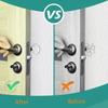 1/4/6Pcs Door Knob Wall Shield Clear Soft Rubber Door Stopper Door Handle Bumper Mute Stickers Wall Protector Muffler Pad Protective Plug