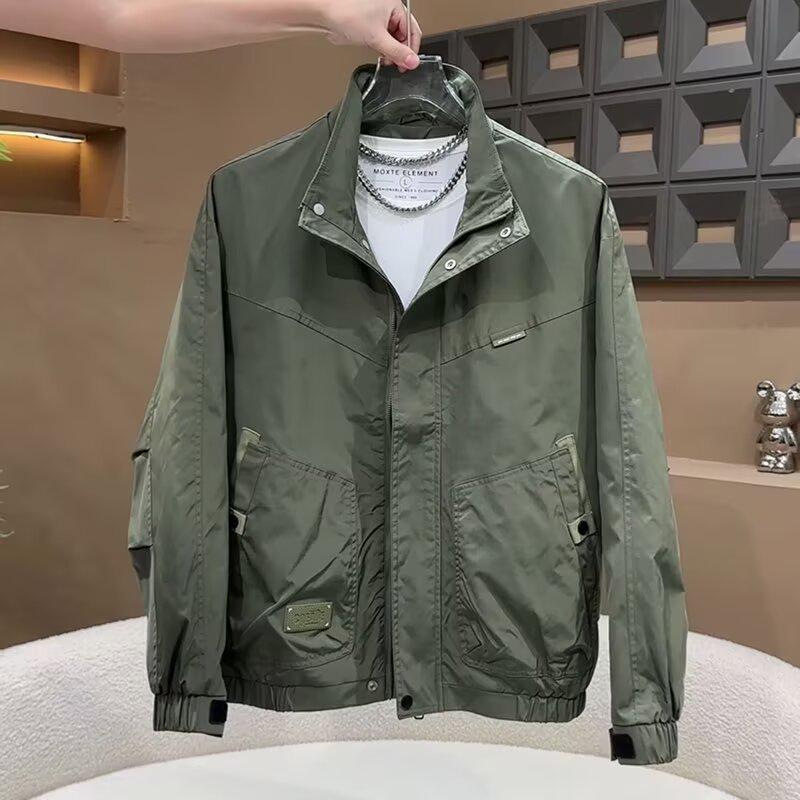 Harajuku Minimalist Oxford Double-Layer Jacket - Trendy, Versatile & Cozy 2XL