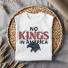 NO KINGS IN AMERICA Tshirt AntiAuthoritarian Protest Tee No Kings Political Design Y2k Top Women Clothes Aesthetic Shirts