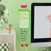 Transparent Computer Screen Message Board Self-adhesive Acrylic Computer Sticky Note  Memo Stand