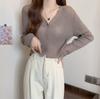 Ice Silk Sun Protection Cardigan Women's Summer Thin Long Sleeve Outer Cover Up French Knit Hollow Out Top Short Coat