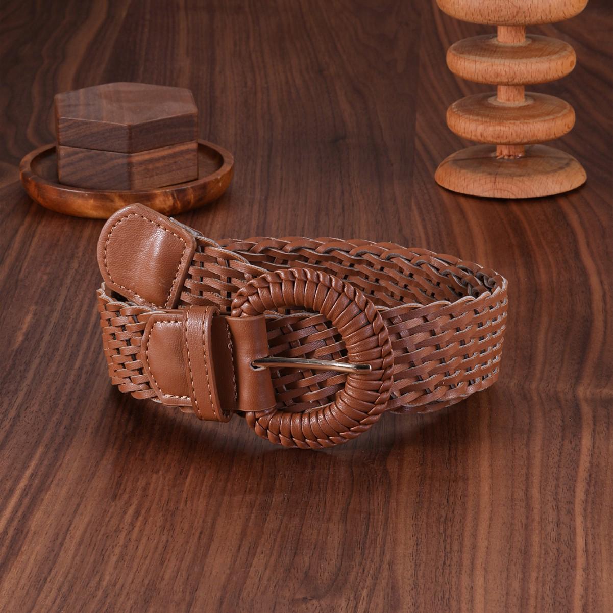 

Ремень ручной работы в стиле ретро-панк для женщин — универсальный и модный 112 cm