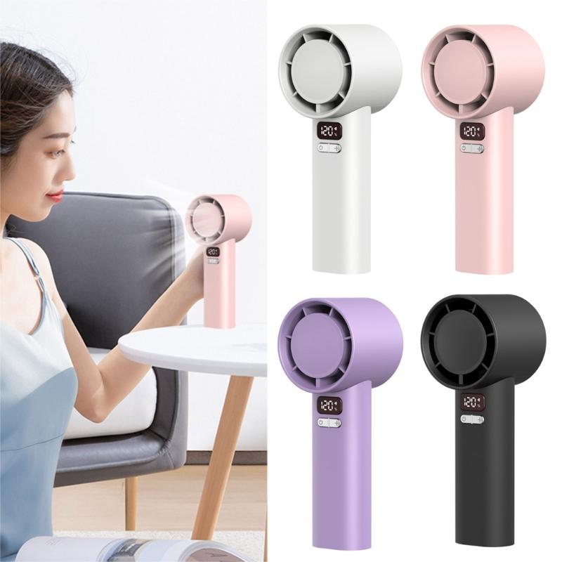 120 Category  Handheld Fan 4500mAh USB Rechargeable Fan, Battery Operated Pocket Fan for Travel/Outdoor/Home